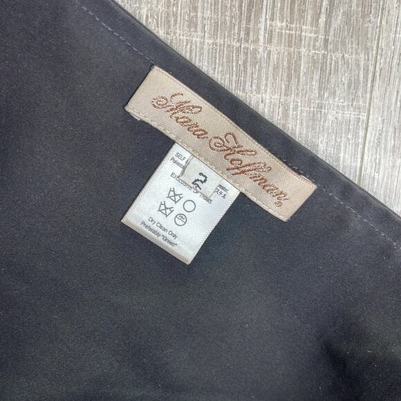 MARA HOFFMAN Black Strapless Embroidered Bodice Jumpsuit with Pockets Size 2 - Picture 7 of 12